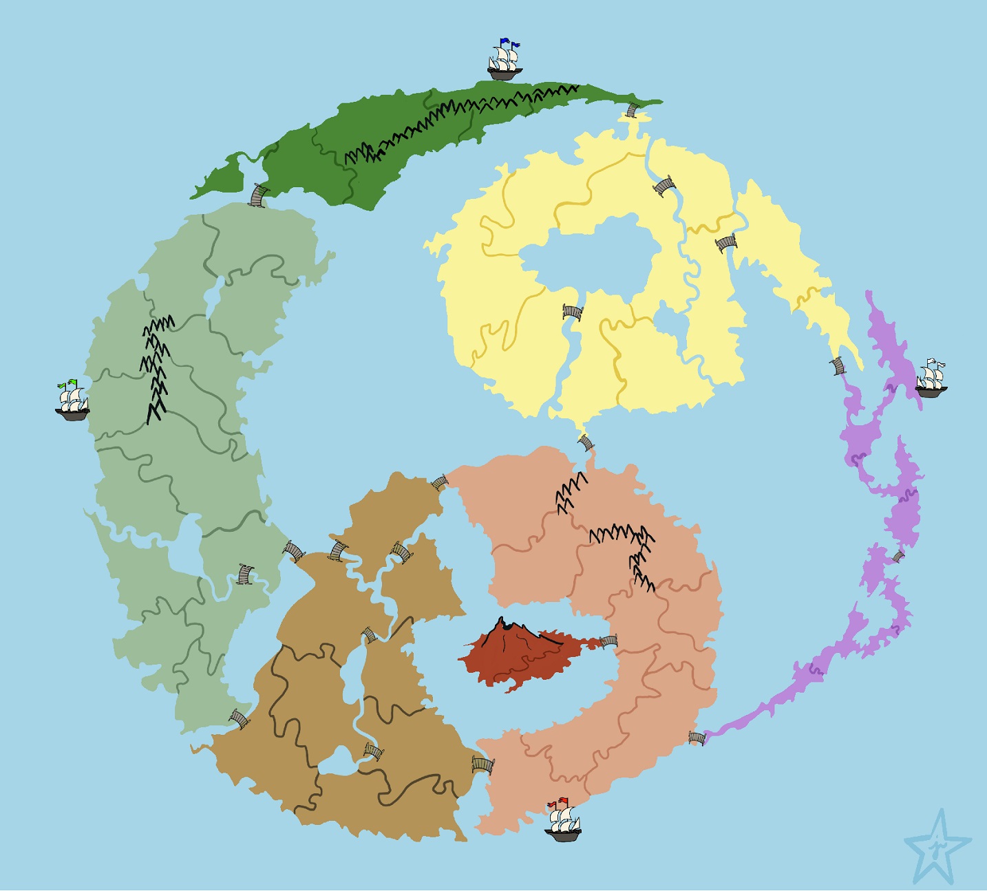 the map